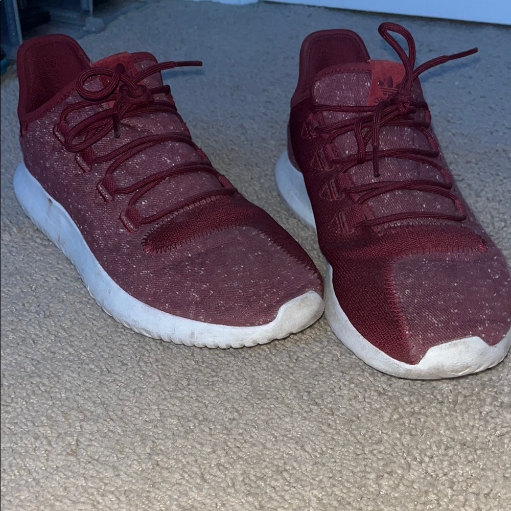 Adidas Red tubular shadows
